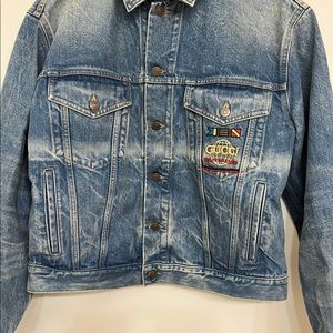 Limited edition Gucci world wide denim jacket